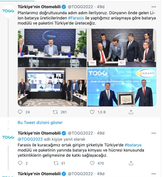Yerli otomobilde önemli pil gelişmesi! Türkiye'de üretilecek